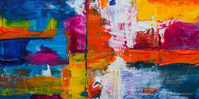 Abstract colourful artwork for latest news article